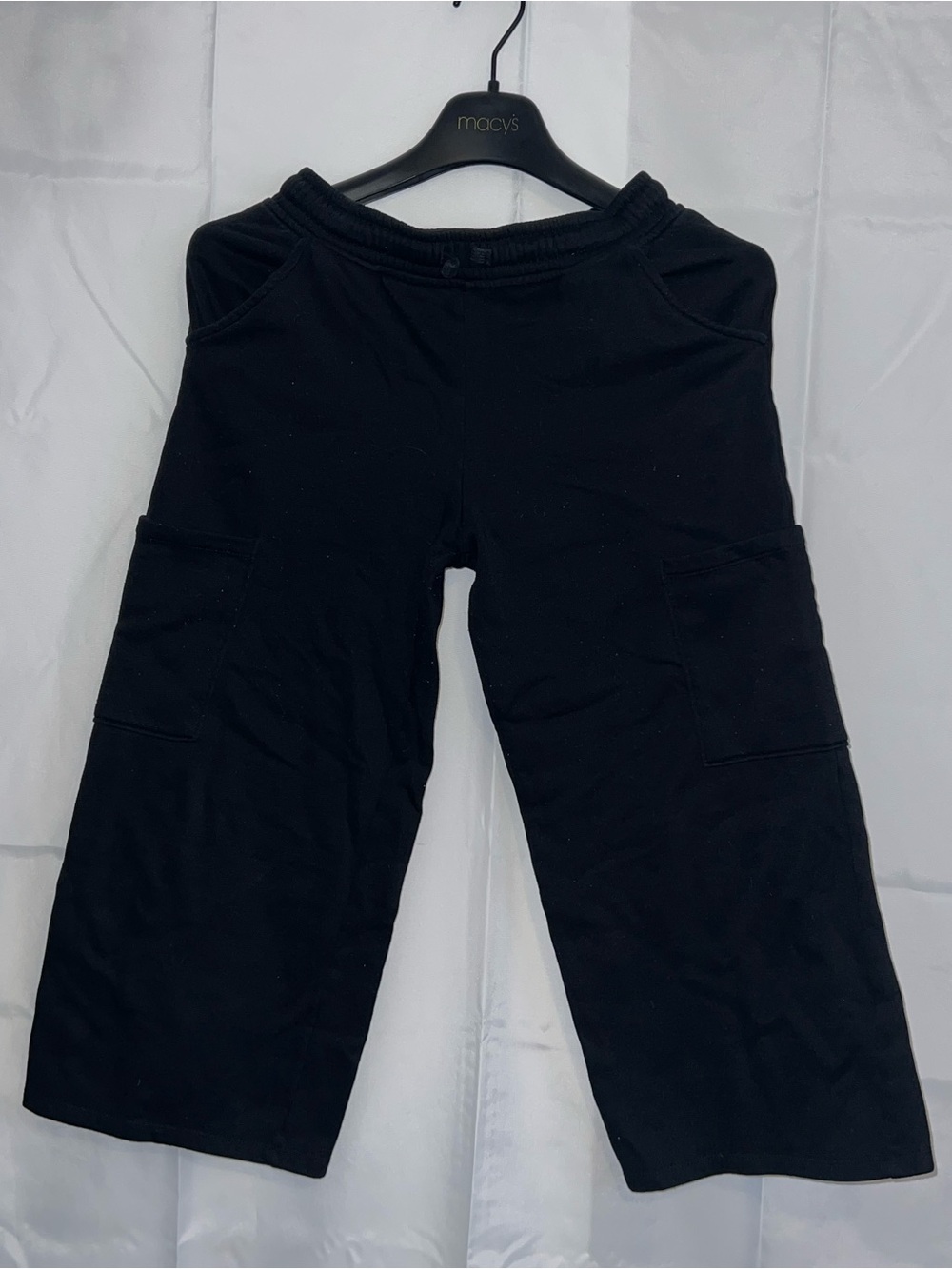 Epic Threads Black Ribbed Waist Joggers